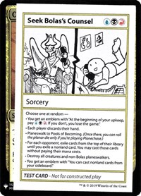 Seek Bolas's Counsel, Mystery Booster: Convention Edition Exclusives