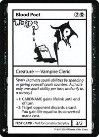Blood Poet, Mystery Booster: Convention Edition Exclusives