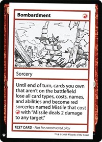 Bombardment, Mystery Booster: Convention Edition Exclusives