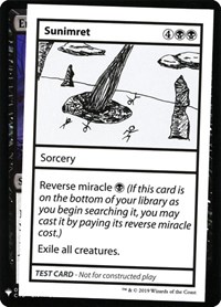 Sunimret, Mystery Booster: Convention Edition Exclusives