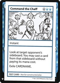 Command the Chaff, Mystery Booster: Convention Edition Exclusives