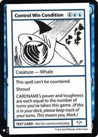 Control Win Condition, Mystery Booster: Convention Edition Exclusives