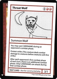 Throat Wolf, Mystery Booster: Convention Edition Exclusives