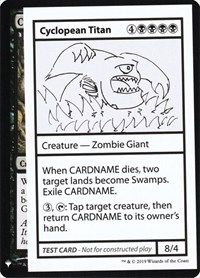 Cyclopean Titan, Mystery Booster: Convention Edition Exclusives