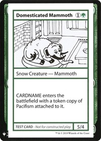 Domesticated Mammoth, Mystery Booster: Convention Edition Exclusives