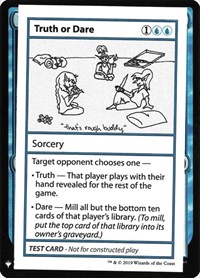 Truth or Dare, Mystery Booster: Convention Edition Exclusives