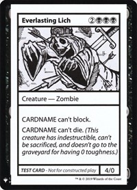 Everlasting Lich, Mystery Booster: Convention Edition Exclusives