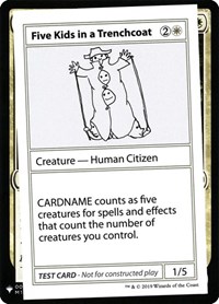 Five Kids in a Trenchcoat, Mystery Booster: Convention Edition Exclusives