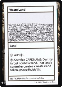 Waste Land, Mystery Booster: Convention Edition Exclusives