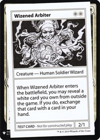 Wizened Arbiter, Mystery Booster: Convention Edition Exclusives