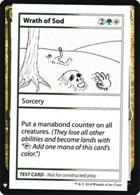 Wrath of Sod, Mystery Booster: Convention Edition Exclusives