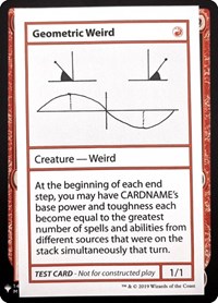 Geometric Weird, Mystery Booster: Convention Edition Exclusives
