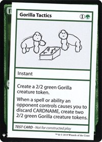 Gorilla Tactics, Mystery Booster: Convention Edition Exclusives