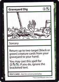 Graveyard Dig, Mystery Booster: Convention Edition Exclusives