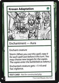 Krosan Adaptation, Mystery Booster: Convention Edition Exclusives