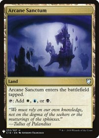 Arcane Sanctum (C18), The List Reprints