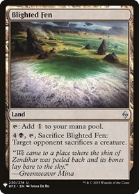 Blighted Fen, The List Reprints