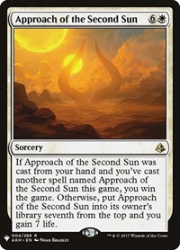 Approach of the Second Sun, The List Reprints