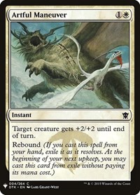 Artful Maneuver, The List Reprints