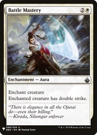 Battle Mastery, The List Reprints