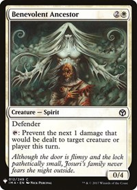 Benevolent Ancestor, The List Reprints