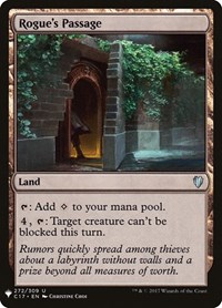 Rogue's Passage (C17), The List Reprints