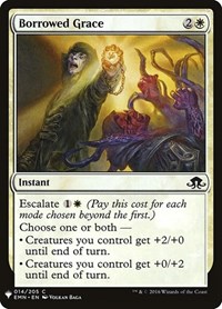 Borrowed Grace, The List Reprints