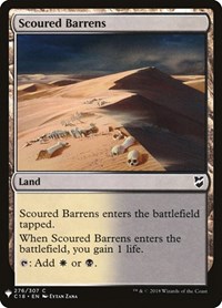 Scoured Barrens, The List Reprints