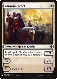 Caravan Escort, The List Reprints