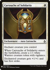 Cartouche of Solidarity, The List Reprints