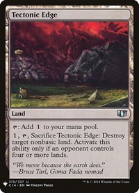 Tectonic Edge, The List Reprints
