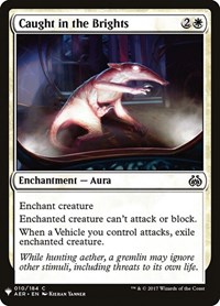 Caught in the Brights, The List Reprints