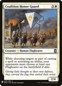 Coalition Honor Guard, The List Reprints