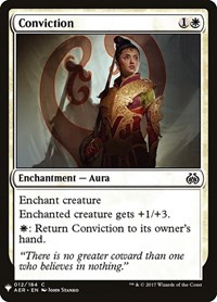 Conviction, The List Reprints