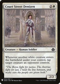 Court Street Denizen, The List Reprints