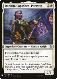 Danitha Capashen, Paragon, The List Reprints