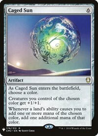 Caged Sun, The List Reprints