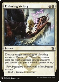 Enduring Victory, The List Reprints