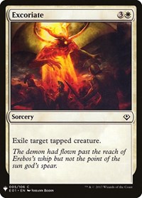 Excoriate, The List Reprints
