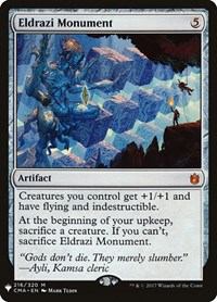 Eldrazi Monument, The List Reprints
