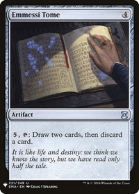Emmessi Tome, The List Reprints
