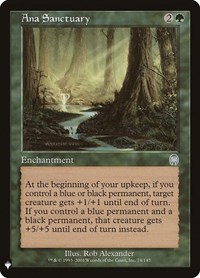 Ana Sanctuary, The List Reprints