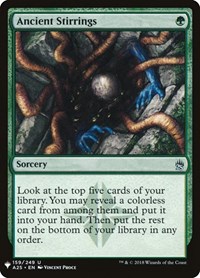 Ancient Stirrings, The List Reprints