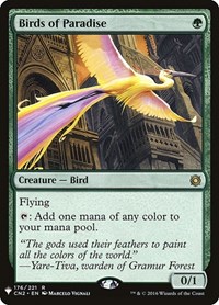 Birds of Paradise, The List Reprints