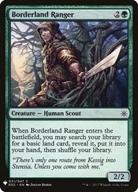 Borderland Ranger, The List Reprints