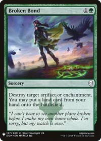 Broken Bond, The List Reprints