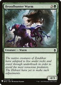 Broodhunter Wurm, The List Reprints