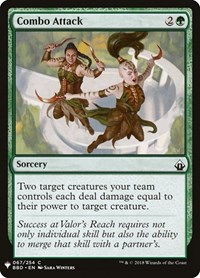 Combo Attack, The List Reprints