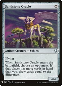 Sandstone Oracle (CM2), The List Reprints