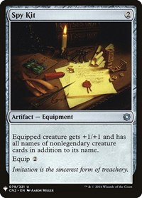 Spy Kit, The List Reprints